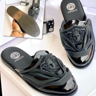 Exquisite versace men leather half Shoe XP