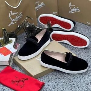 Christian Louboutin Suede Loafers CNP