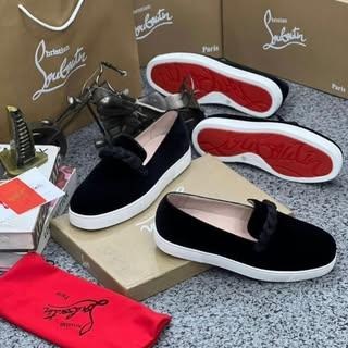Christian Louboutin Suede Loafers CNP