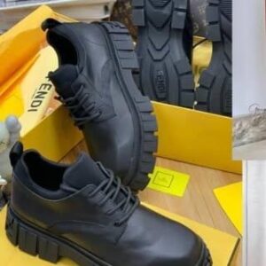 Fendi Lace-up Derby Jacquard Shoe CNP