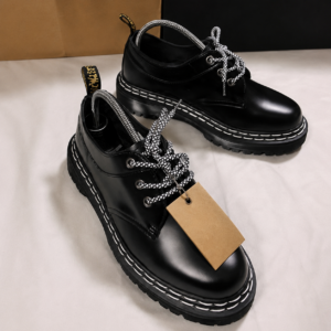 Premium Lace-Up Leather Platform Shoe CNP