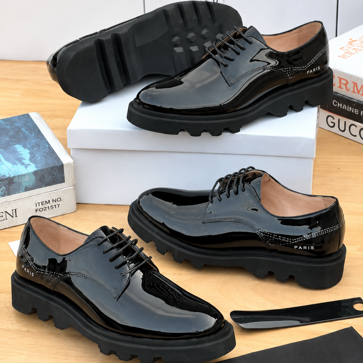 Premium Patent Leather Dress Shoes CNP