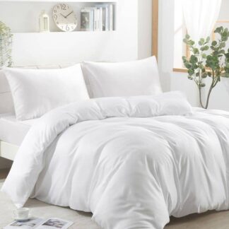 Mayahuz Classic White Bedsheet & Duvet Set CNP