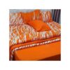 Mayahuz Classic Orange Stripe Bedsheet & Duvet Set CNP