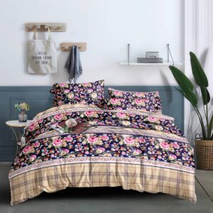Mayahuz Classic Multicolor Bedsheet & Duvet Set CNP