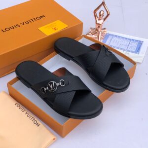 Criss Cross Leather Louis Slipper CNP