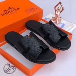 Stylish Hermes Croc Pam Slipper CNP