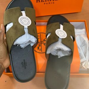 Classy Hermes Suede Slipper XP