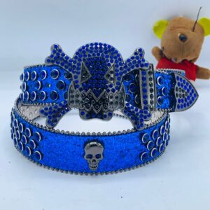Vintage Bling Skull Belt XP