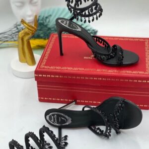 Rene Luxury Twist Beaded Stoned Heel XP