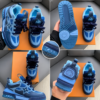 Blue Big Lace Luxury Sneakers CNP