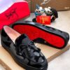 Christian Louboutin Black Camouflage Loafers XP