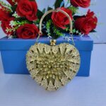 Elegant Heart Clutch Purse XP