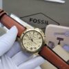Fossil Leather Strap Watch XP