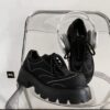 Stylish Big Head Leather Shoe CNP