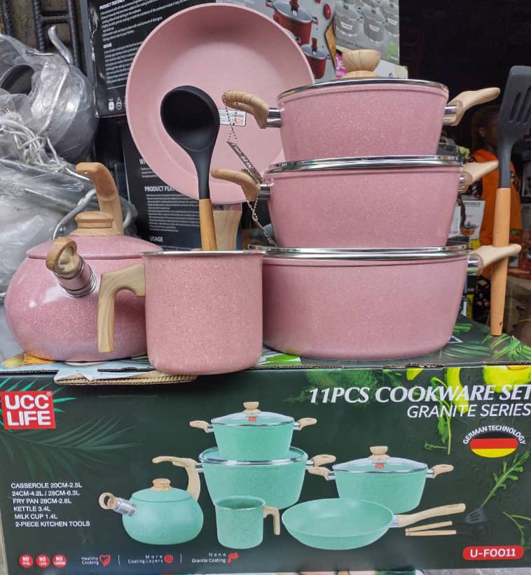 11-Piece Granite Cookware Set CNP