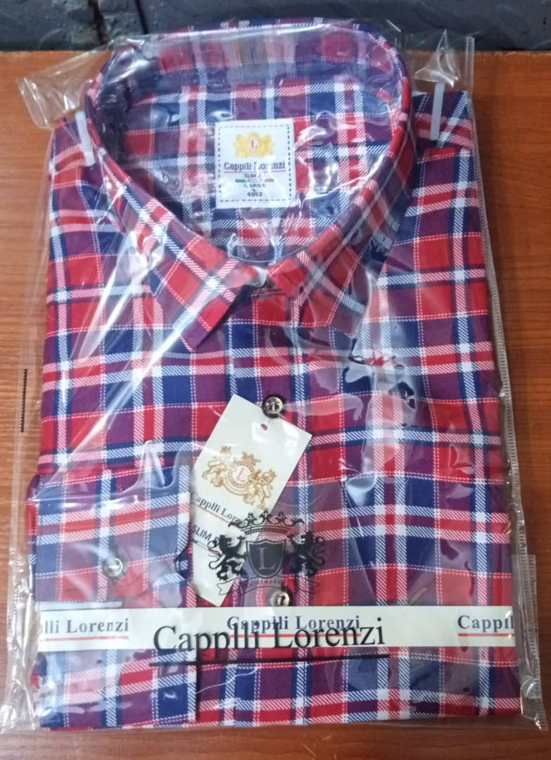 Men Checked Long Sleeve Shirt CNP
