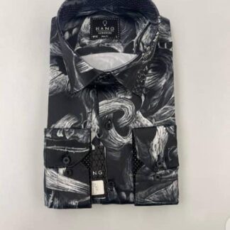 Black Quality Men's Long Sleeve Shirt CNP