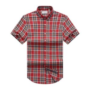 Men Check Short Sleeve Shirt CNP