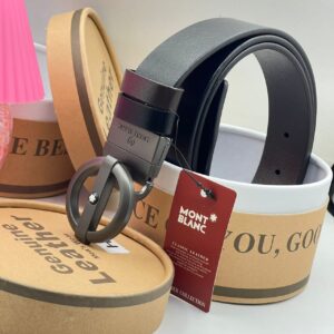 Quality Mont Blanc Leather Belt CNP