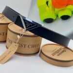 High Quality Prada Black Leather Belt CNP