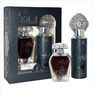 Al Faris 100ml Perfume & 200ml Spray Giftset CNP
