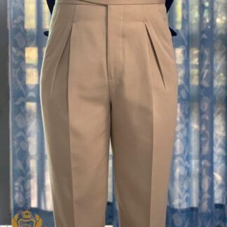 Men's High Waisted Pleated Trouser CNP
