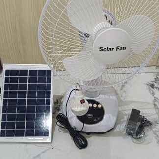 Hs Table Solar Rechargeable Fan CNP