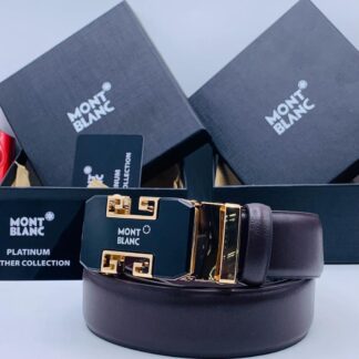 Fashion Casual Mont Blanc Leather Belt CNP