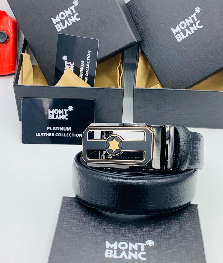 Luxury Men's Mont Blanc Belt CNP