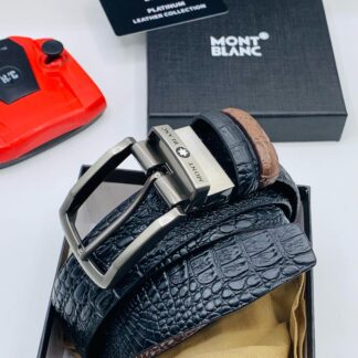 Men’s Croc Leather Belt CNP