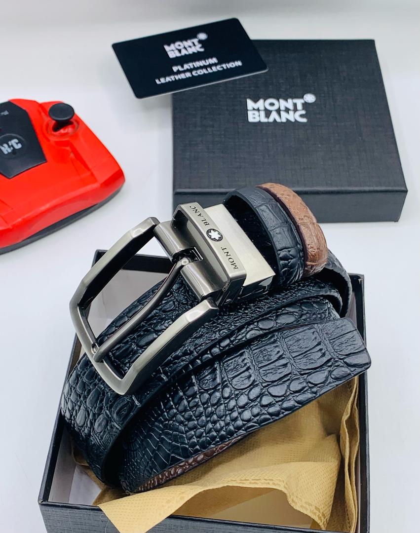 Men’s Croc Leather Belt CNP