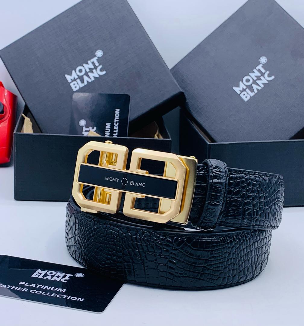 Quality Croc Mont Blanc Leather Belt CNP