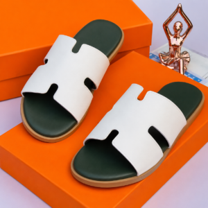 Premium Comfort Leather Slides CNP