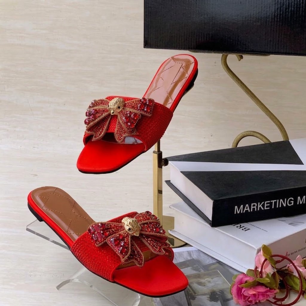 Embellished Crystal Flat Slides CNP
