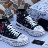 Dolce & Gabbana Camouflage Graffiti High-Top Sneakers CNP