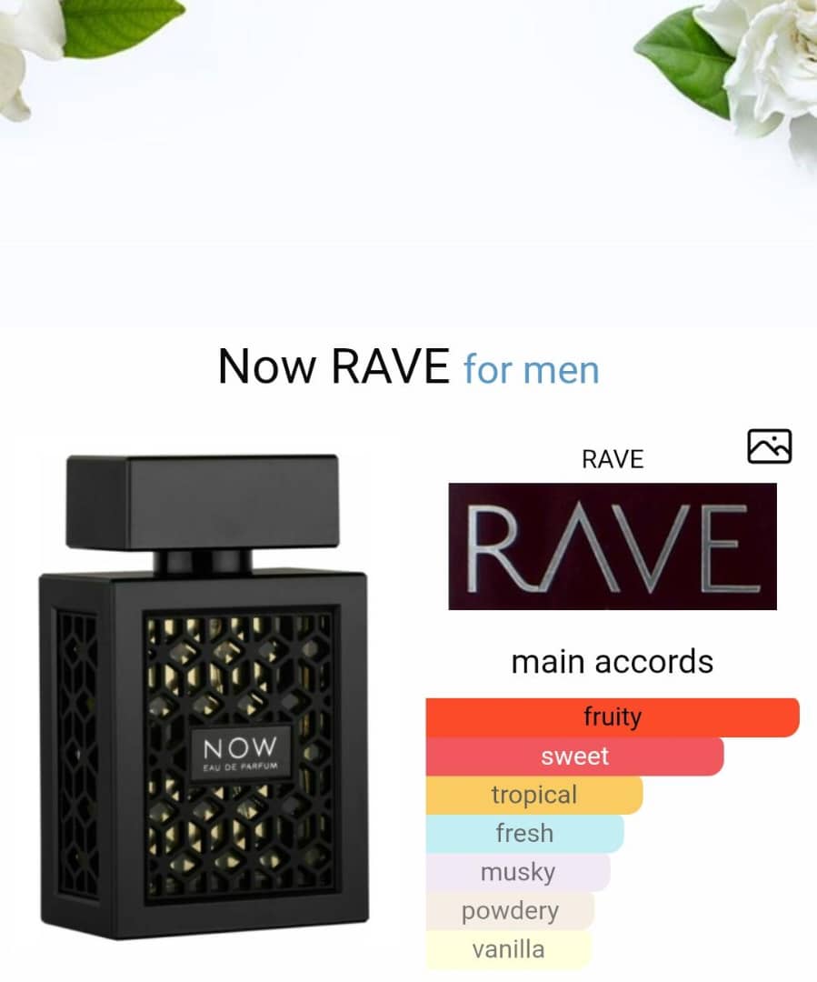Rave Now Perfumes for Men and Women 100ml CNP