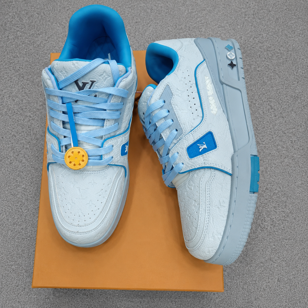 Bold Pattern Leather Sneakers CNP