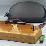 Rimless Rectangle Sunglasses