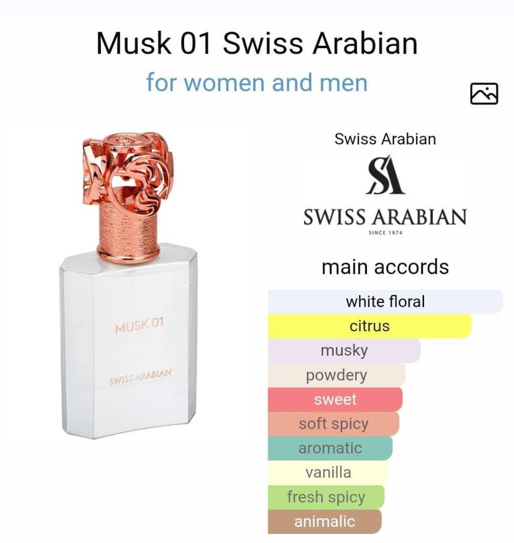 Musk 01 Perfume by Swiss Arabian CNP