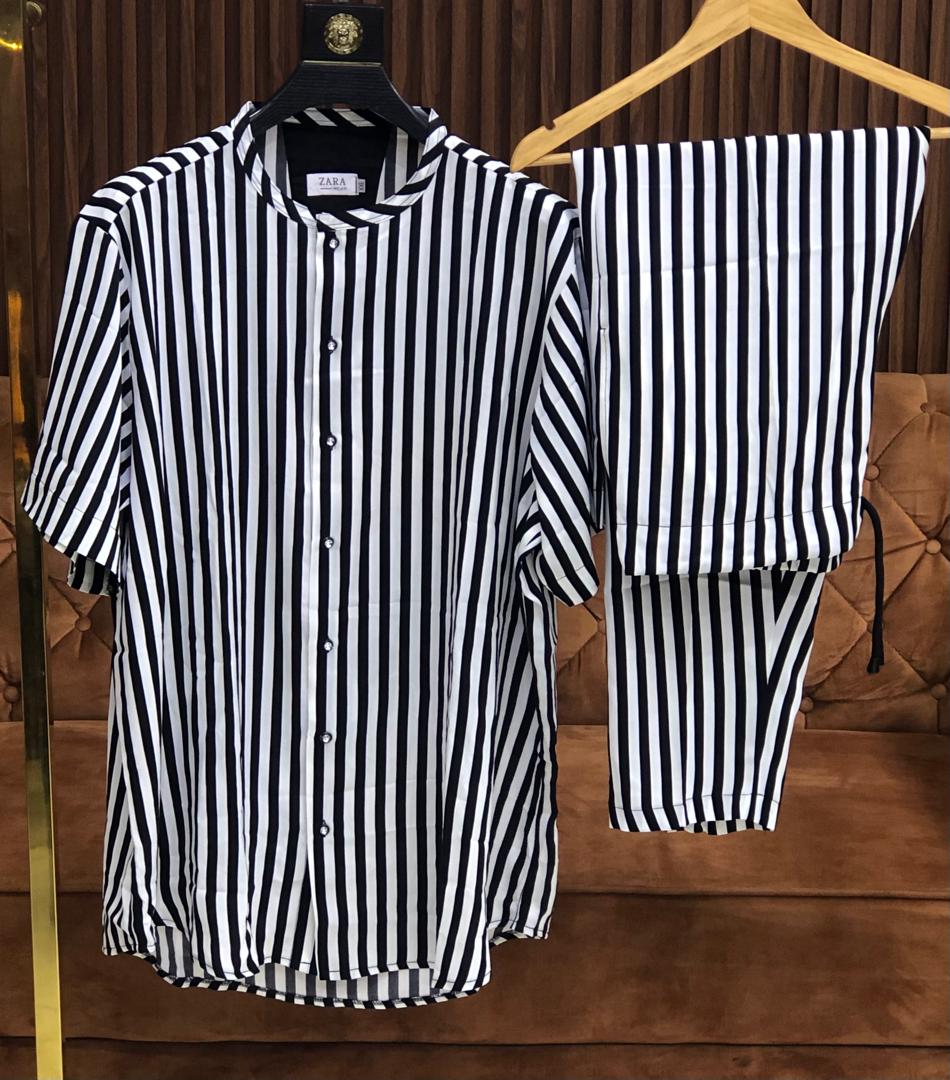 Men's Striped 2 Piece Wear CNP
