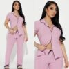 Fashion Nova Blush Lady Pajamas Set CNP