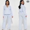Fashion Nova Blue Bird Pajamas Set CNP