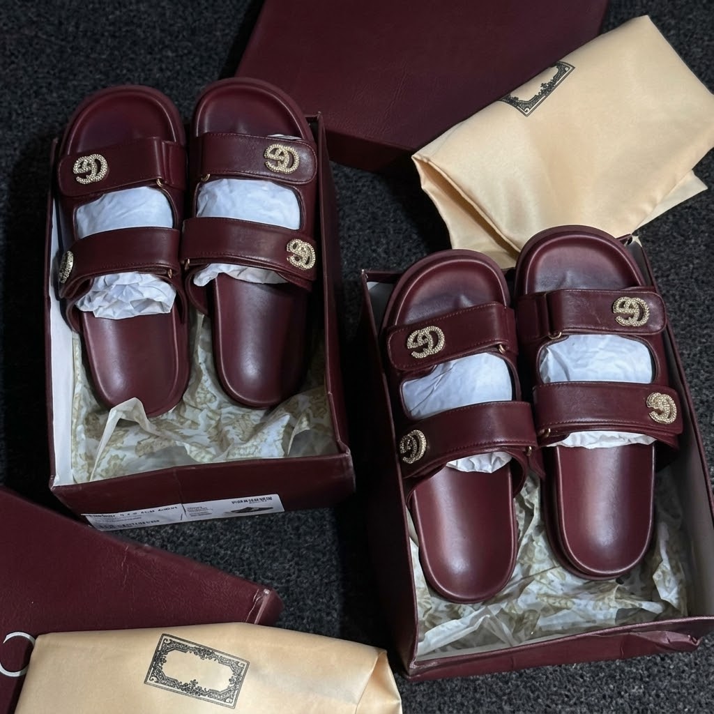 Wine Designer Ladies Slide CNP