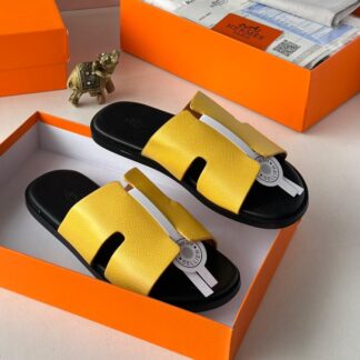Classy Yellow Men Pam Slipper XP