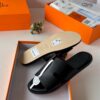 Classy Fine Black Pam Slipper CNP