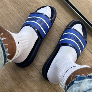 Blue Classy Men Slide