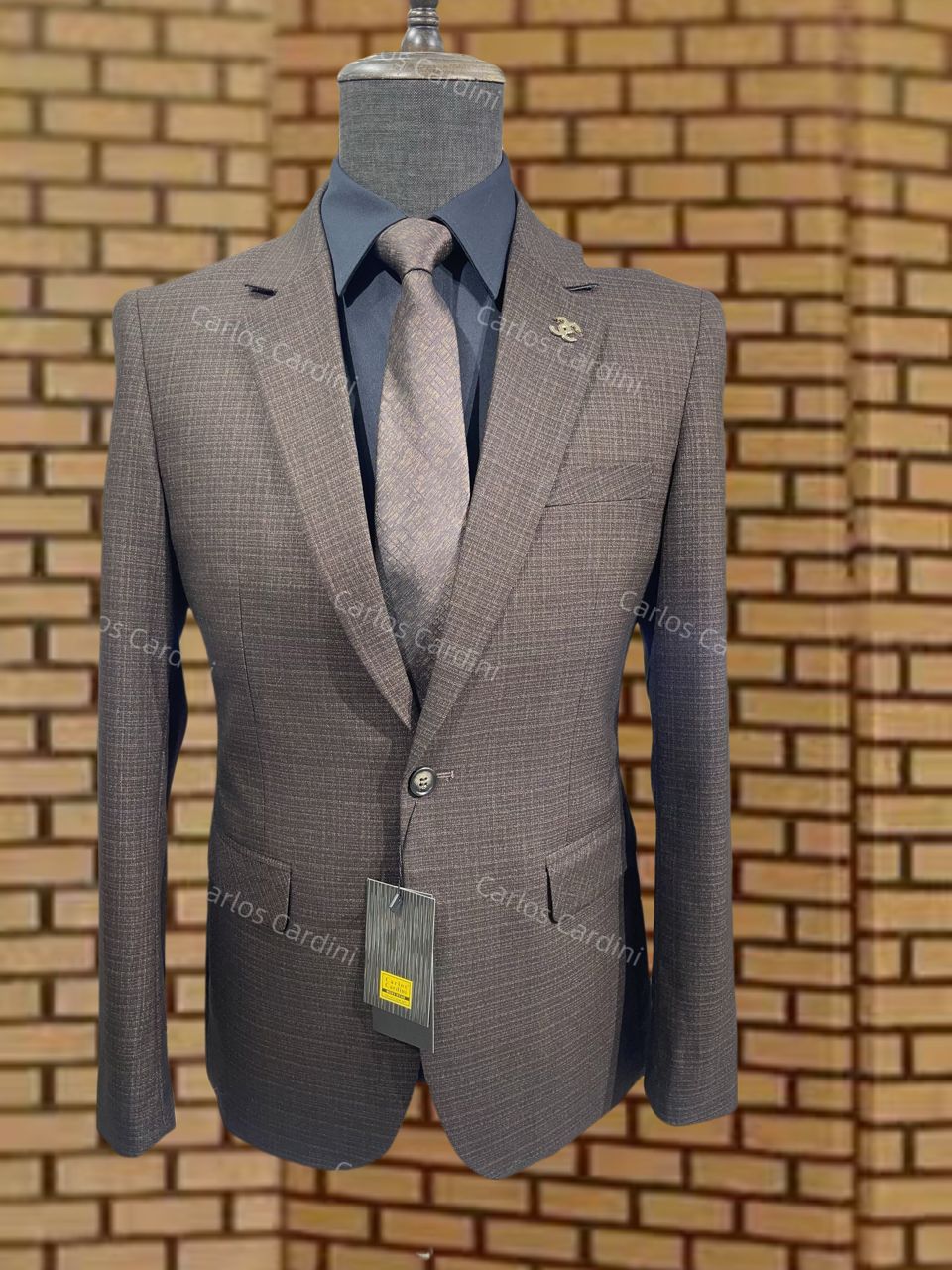 Refined Checkered Blazer CNP