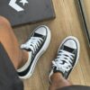 HIGH SOLE WHITE AND BLACK CONVERSE ALLSTAR CNP