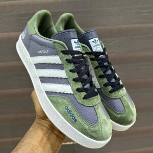 Retro-Inspired Leather Strip Sneaker CNP